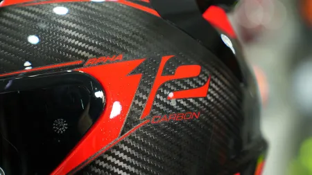 HJC RPHA12 Carbon Keres MC1 Kapalı Motosiklet Kaskı Kırmızı resmi