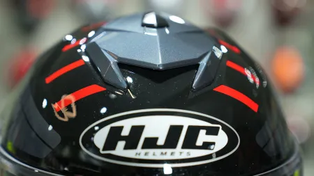HJC İ71 Simo MC1 Kapalı Motosiklet Kaskı Kırmızı Gri resmi