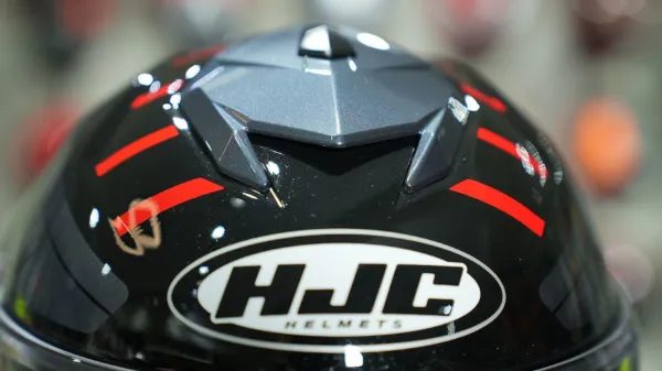 HJC İ71 Simo MC1 Kapalı Motosiklet Kaskı Kırmızı Gri resmi