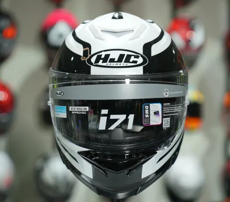 HJC İ71 Enta MC1 Kapalı Motosiklet Kaskı Siyah Kırmızı resmi