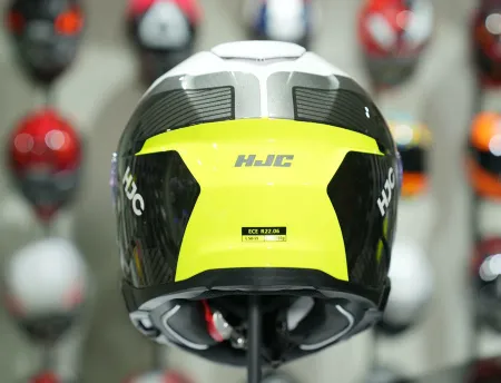 HJC İ71 VIZ MC3H Kapalı Motosiklet Kaskı Gri Neon resmi