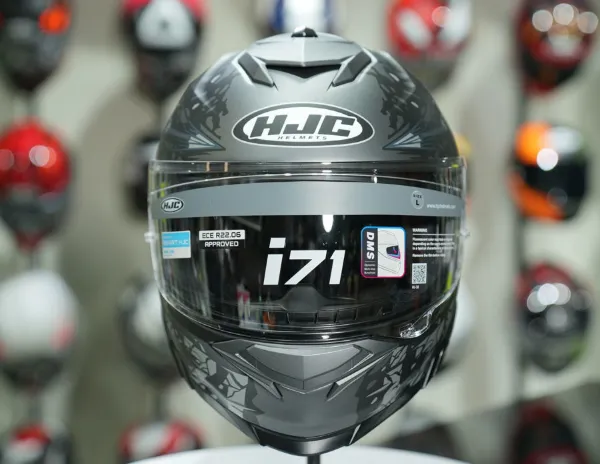 HJC İ71 Taurus MC5SF Kapalı Motosiklet Kaskı Gri resmi