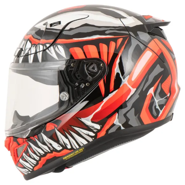 HJC RPHA12 Maximized Venom Marvel MC1SF Kapalı Motosiklet Kaskı resmi