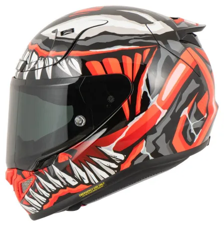 HJC RPHA12 Maximized Venom Marvel MC1SF Kapalı Motosiklet Kaskı resmi