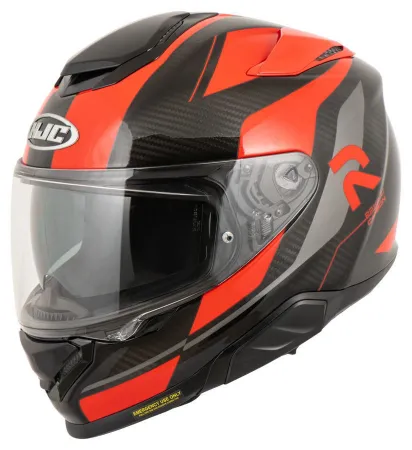 HJC RPHA71 Hamil MC1 Carbon Kapalı Motosiklet Kaskı Kırmızı resmi