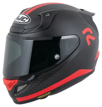 HJC RPHA12 Enoth MC1SF Kapalı Motosiklet Kask Mat Siyah Kırmızı resmi