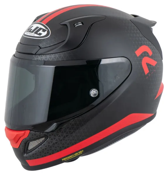 HJC RPHA12 Enoth MC1SF Kapalı Motosiklet Kask Mat Siyah Kırmızı resmi