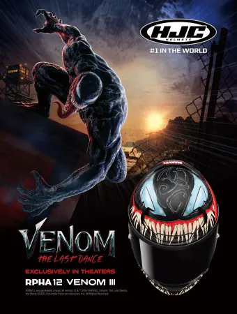 HJC RPHA12 Venom 3 MC1SF Kapalı Motosiklet Kaskı resmi