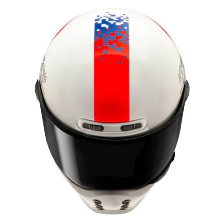 HJC V10 FQ20 Retro MC21 Kapalı Motosiklet Kaskı resmi