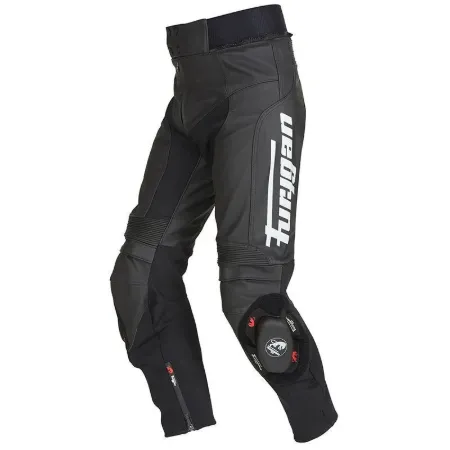 Furygan Bud Evo 3 Deri Motosiklet Pantolonu Siyah Beyaz resmi
