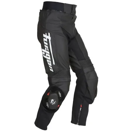 Furygan Bud Evo 3 Deri Motosiklet Pantolonu Siyah Beyaz resmi