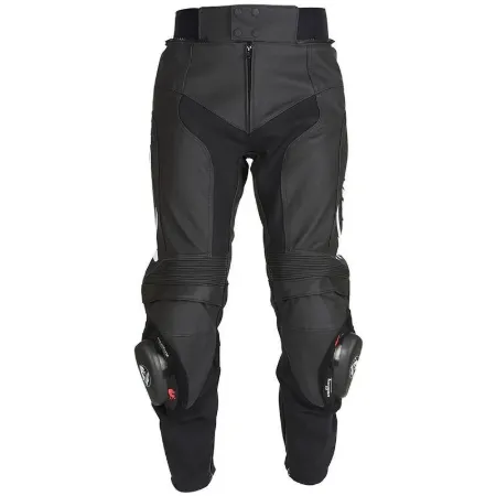 Furygan Bud Evo 3 Deri Motosiklet Pantolonu Siyah Beyaz resmi