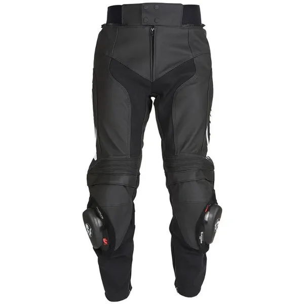 Furygan Bud Evo 3 Deri Motosiklet Pantolonu Siyah Beyaz resmi