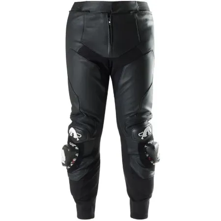 Furygan Drack Deri Motosiklet Pantolonu Siyah Beyaz resmi