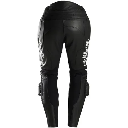 Furygan Drack Deri Motosiklet Pantolonu Siyah Beyaz resmi
