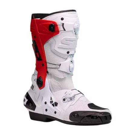 Sidi REX Air Motosiklet Yarış Botu Beyaz Kırmızı resmi