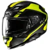 HJC F71 Tozz MC3H Kapalı Motosiklet Kaskı Siyah Neon Sarı resmi