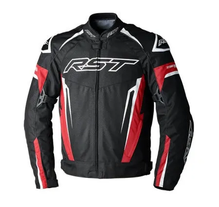 RST Tractech Evo 5 Mevsimlik Motosiklet Ceketi Siyah Kırmızı resmi