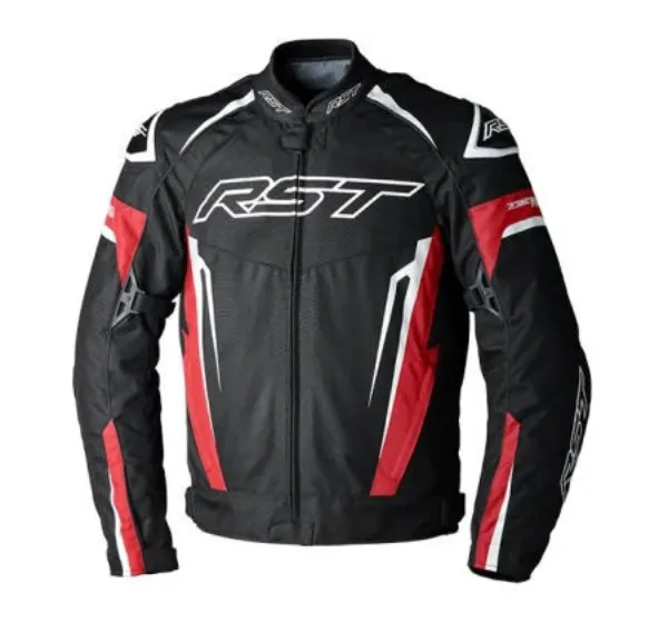 RST Tractech Evo 5 Mevsimlik Motosiklet Ceketi Siyah Kırmızı resmi