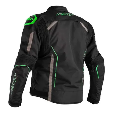 RST S1 Mevsimlik Motosiklet Ceketi Siyah Neon Yeşil resmi
