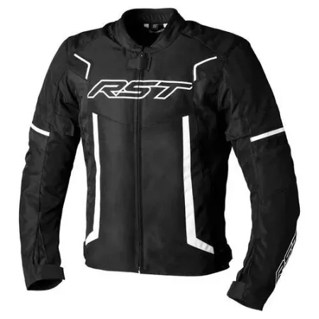 RST Pilot Evo Mevsimlik Motosiklet Ceketi Siyah Beyaz resmi