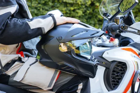 HJC RPHA60 Dakar MC1 Kapalı Motosiklet Kaskı Siyah Kırmızı resmi