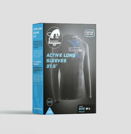 Furygan Active Long Sleeves 37.5 Yazlık İçlik Üst Siyah resmi