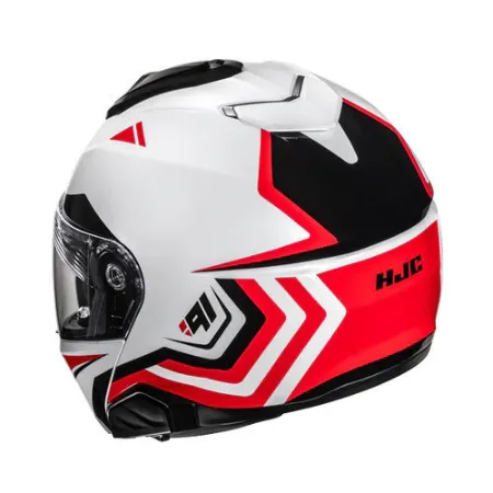 HJC İ91 Tricus MC1 Çene Açılır Motosiklet Kaskı Kırmızı Beyaz resmi