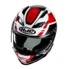 HJC F71 Tozz MC1 Kapalı Motosiklet Kaskı Beyaz Kırmızı resmi