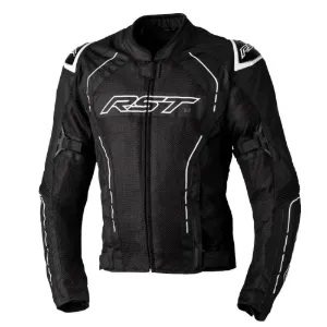 RST S1 Mesh Yazlık Motosiklet Ceketi Siyah Beyaz resmi