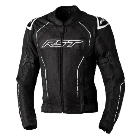 RST S1 Mesh Yazlık Motosiklet Ceketi Siyah Beyaz resmi