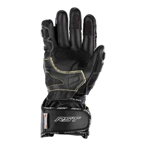 RST Tractech Evo 4 Uzun Deri Motosiklet Eldiveni Siyah resmi