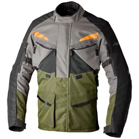 RST Maverick Evo CE Motosiklet Montu Haki Gri Turuncu resmi