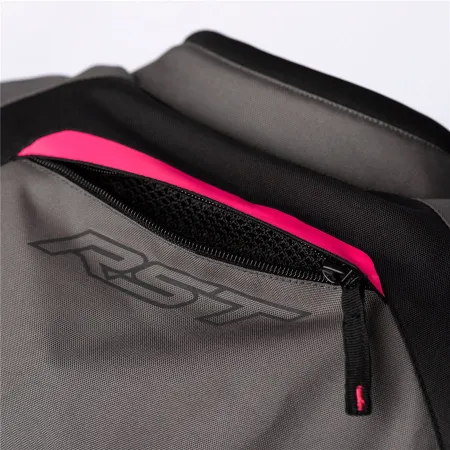 RST Ava CE Tekstil Kadın Motosiklet Montu Gri Pembe resmi