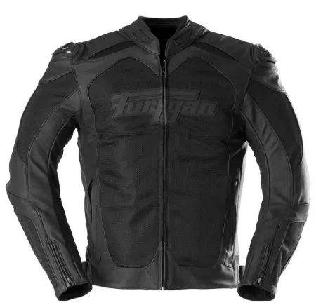 Furygan Speed Mesh Evo 3D Yazlık Deri Motosiklet Ceketi Siyah resmi