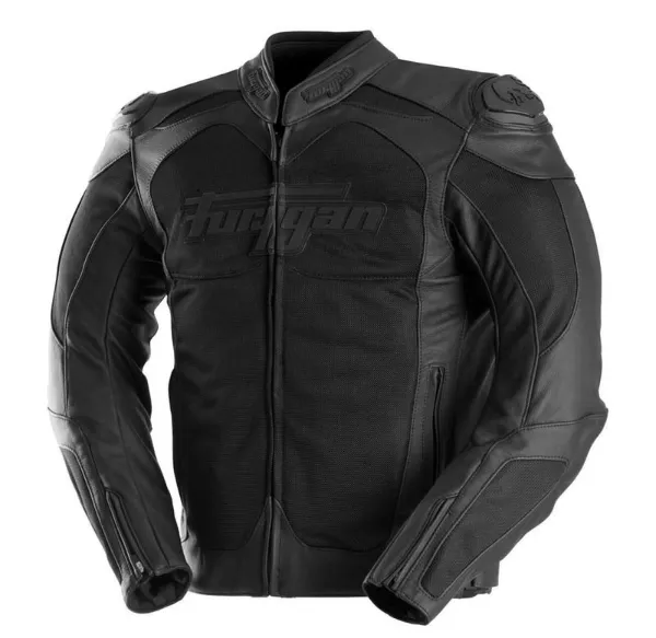 Furygan Speed Mesh Evo 3D Yazlık Deri Motosiklet Ceketi Siyah resmi