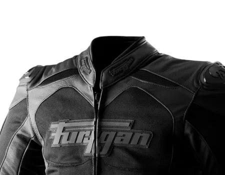 Furygan Speed Mesh Evo 3D Yazlık Deri Motosiklet Ceketi Siyah resmi