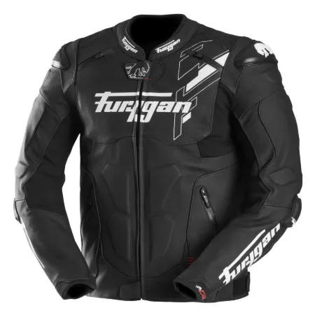 Furygan Raptor Evo 3 Deri Motosiklet Ceketi Siyah resmi