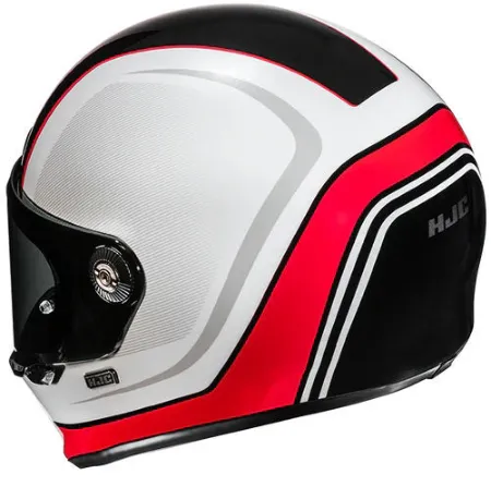 HJC V10 Hodu MC1 Kapalı Motosiklet Kaskı Siyah Beyaz Kırmızı resmi