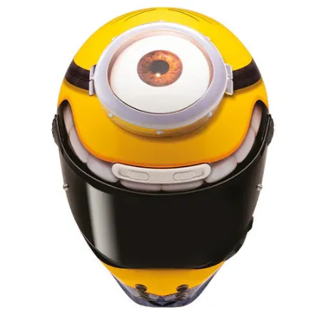 HJC V10 Stuart Minions Universal MC3 Kapalı Motosiklet Kaskı resmi