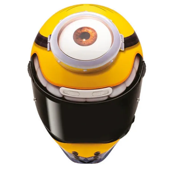 HJC V10 Stuart Minions Universal MC3 Kapalı Motosiklet Kaskı resmi