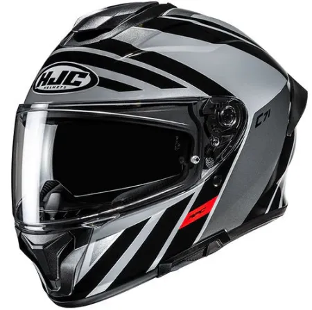 HJC C71 Faber MC5 Kapalı Motosiklet Kaskı Siyah Gri resmi
