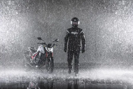 Furygan Shard Mevsimlik Motosiklet Montu Siyah Beyaz resmi
