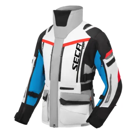 SECA Arrakis 3 Enduro Kadın Motosiklet Montu Gri Mavi Kırmızı resmi
