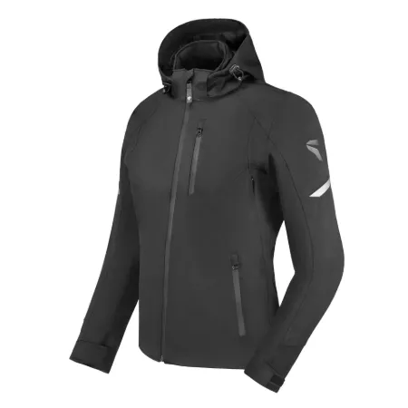 SECA Softshell District Kadın Motosiklet Ceketi Siyah resmi