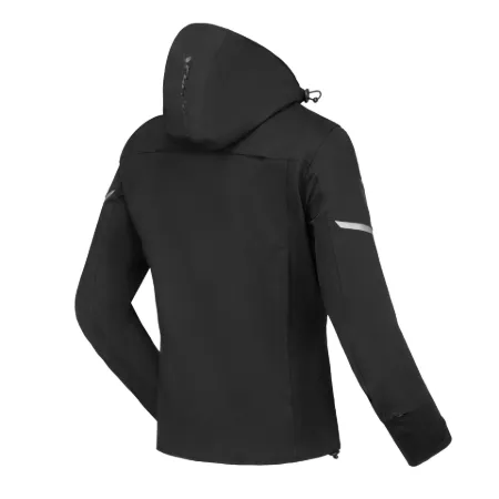SECA Softshell District Kadın Motosiklet Ceketi Siyah resmi