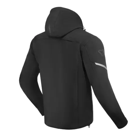 SECA Softshell District Motosiklet Montu Siyah resmi