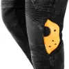 SECA Square 2 Washed Motosiklet Kot Pantolonu Siyah resmi
