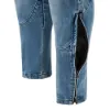 SECA Square 2 Washed Motosiklet Kot Pantolonu Mavi resmi