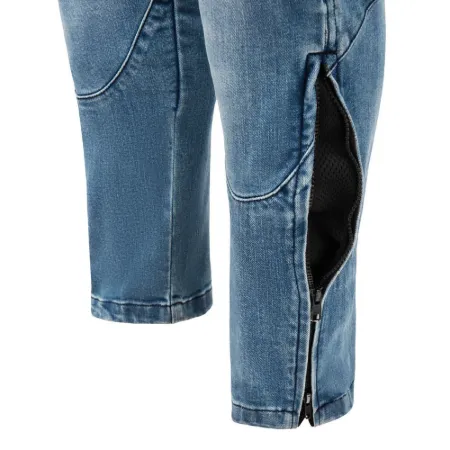 SECA Square 2 Washed Motosiklet Kot Pantolonu Mavi resmi